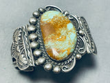 The Best Vintage Native American Navajo Al Cleveland Royston Turquoise Sterling Silver Bracelet-Nativo Arts