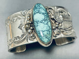 146 Grams Crazy Vintage Native American Navajo Spiderweb Turquoise Sterling Silver Bracelet-Nativo Arts