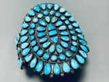 Important Victor Moses Begay Vintage Native American Navajo Turquoise Sterling Silver Bracelet-Nativo Arts