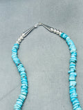 One Of The Most Beautiful Native American Zuni Turquoise Butterfly Sterling Silver Necklace-Nativo Arts