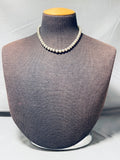 Sensational Vintage Native American Navajo Sterling Silver Necklace-Nativo Arts