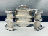 Marshmellow Agate!! Vintage Native American Navajo Sterling Silver Bracelet Old-Nativo Arts