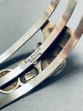 Important Pottery Vintage Native American Navajo Sterling Silver Bracelet-Nativo Arts