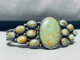 One Of The Best Ever Vintage Native American Navajo Royston Turquoise Sterling Silver Bracelet-Nativo Arts