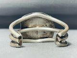 Charming Vintage Native American Navajo Turquoise Sterling Silver Baby Bracelet-Nativo Arts