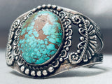 One Of The Best Ever Vintage Native American Navajo Spiderweb Turquoise Sterling Silver Bracelet-Nativo Arts