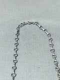 One Of The Finest Ever Necklace Vintage Native American Navajo Sterling Silver Necklace-Nativo Arts