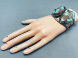 Huge Museum Vintage Native American Navajo Royston Turquoise Sterling Silver Bracelet-Nativo Arts