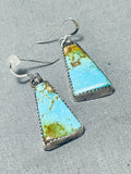 Incredible Vintage Native American Navajo Royston Turquoise Sterling Silver Pendant Earrings-Nativo Arts