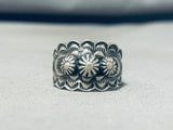 Marvelous Native American Navajo Sterling Silver Ring-Nativo Arts