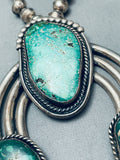 Longer Rare Vintage Native American Navajo Royston Turquoise Sterling Silver Necklace4999.95-Nativo Arts