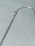 One Of The Most Unique Vintage Native American Navajo Sterling Silver Necklace-Nativo Arts