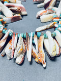 Native American Museum Quality Vintage Santo Domingo Spiny Oyster Royston Turquoise Necklace