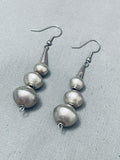 Superior Vintage Native American Navajo Sterling Silver Earrings