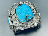 241 Grams!!! Insane Vintage Native American Navajo Turquoise Sterling Silver Bracelet-Nativo Arts