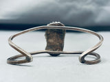 Exceptional Vintage Native American Navajo Morenci Turquoise Sterling Silver Bracelet-Nativo Arts
