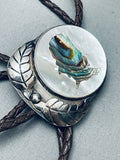 United States One Of A Kind Vintage Native American Navajo Sterling Silver Bolo Tie-Nativo Arts