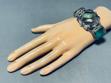 Respect Receiving Vintage Native American Navajo Royston Turquoise Sterling Silver Bracelet-Nativo Arts