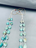 One Of The Most Beautiful Vintage Navajo Turquoise Jacla Necklace Old-Nativo Arts