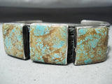 Newsworthy Vintage Navajo Turquoise Sterling Silver Bracelet Native American Old-Nativo Arts