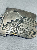 Best Vintage New Mexico Theme Native American Navajo Sterling Silver Pin!-Nativo Arts