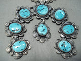 Native American 286 Grams Women's Turquosie Coral Sterling Silver Squash Blossom Necklace-Nativo Arts