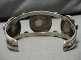Rare Early Deposit Vintage Native American Navajo Carico Lake Turquoise Sterling Silver Bracelet-Nativo Arts