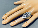 Advanced Twisting Silver Work Vintage Navajo Or Native American Hopi Sterling Ring-Nativo Arts