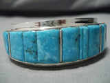 Important Vintage Native American Navajo Herm Smith Turquoise Sterling Silver Native Bracelet-Nativo Arts