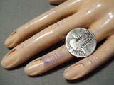 Marvelous Navajo Sterling Silver Coin Ring Native American-Nativo Arts