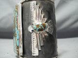 Absolutely Insane #8 Turquoise Native American Sterling Silver Bracelet-Nativo Arts