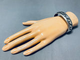 Thomas Singer Vintage Native American Navajo Sterling Silver Bracelet-Nativo Arts
