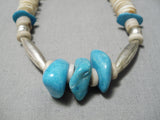 Marvelous Vintage Santo Domingo Native American Turquoise Necklace-Nativo Arts