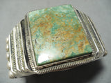 Colossal Vintage Native American Navajo Royston Turquoise Sterling Silver Bracelet-Nativo Arts