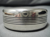 Important Vintage Navajo Dan Jackson Sterling Silver Native American Bracelet-Nativo Arts