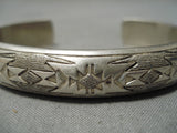 Superior Mike Tahe Vintage Navajo Sterling Silver Native American Bracelet-Nativo Arts