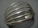 Incredible Vintage Navajo Native American Will Benally Sterling Silver Bracelet-Nativo Arts