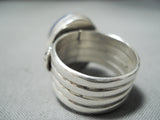 Incredible Navajo Native American Lapis Sterling Silver Ring-Nativo Arts