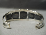 Native American Quality Graduating Turquoise Sterling Silver Bracelet Old-Nativo Arts