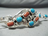 Fabulous Native American Navajo Sleeping Beauty Turquoise Sterling Silver Hair Pin Barrette-Nativo Arts