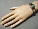 Authentic Vintage Native American Navajo Royston Turquoise Sterling Silver Bracelet Old-Nativo Arts