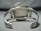 Monster Chunk Turquoise Vintage Native American Navajo Sterling Silver Bracelet-Nativo Arts