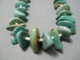 Wonderful Vintage Santo Domingo Royston Turquoise Native American Necklace Old-Nativo Arts