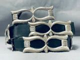 Dynamic Vintage Native American Navajo Sterling Silver Concho Belt-Nativo Arts