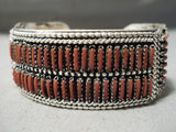 Incredible Vintage Native American Navajo Needle Sterling Silver Bracelet-Nativo Arts