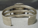 Important Vintage Native American Navajo Geneva Ramone Rare Turquoise Sterling Silver Bracelet-Nativo Arts