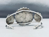 Unforgettable Vintage Native American Zuni Turquoise Sterling Silver Bracelet-Nativo Arts