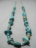 Native American Impressive Vintage Santo Domingo Royston & Old Kingman Turquoise Necklace-Nativo Arts