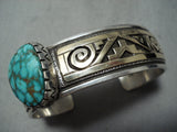 Important Pete Nelson Vintage Native American Navajo Turquoise Sterling Silver 14k Gold Bracelet-Nativo Arts