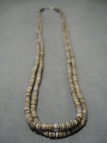 Marvelous Vintage Santo Domingo Native American Sterling Silver Necklace-Nativo Arts